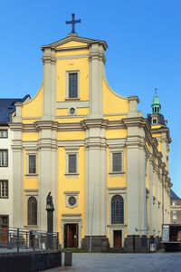 Low angle view of church