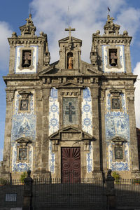 Low angle view of historical building against sky