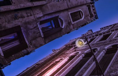 Low angle view of buildings against sky