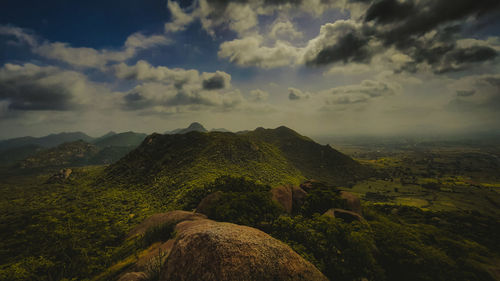 Scenic view of landscape against sky