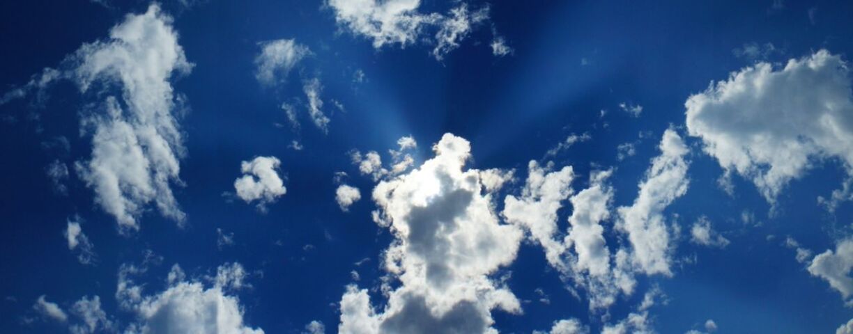 low angle view, sky, blue, sky only, cloud - sky, beauty in nature, tranquility, nature, scenics, cloud, tranquil scene, backgrounds, cloudscape, cloudy, white color, idyllic, outdoors, full frame, day, no people