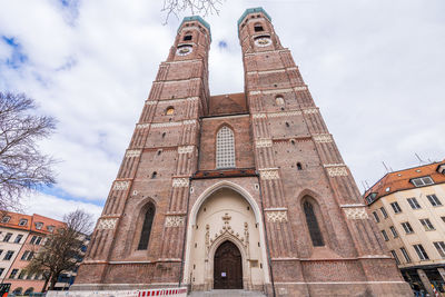 Low angle view of historical building against sky