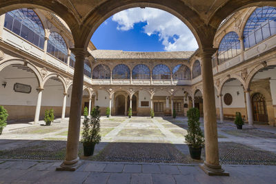 View of historic building against sky
