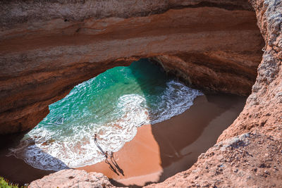 Scenic view of rock formations