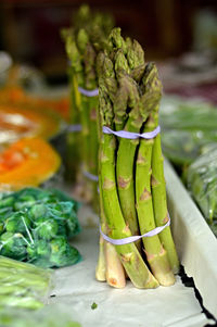 Close-up of vegetables on table