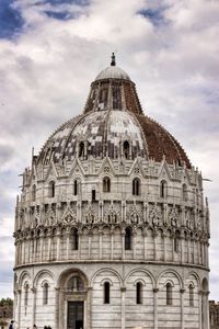 Low angle view of church against sky