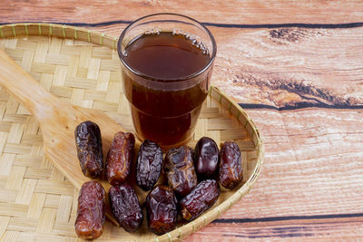 Close-up of drink on table