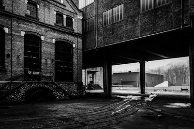 View of abandoned building