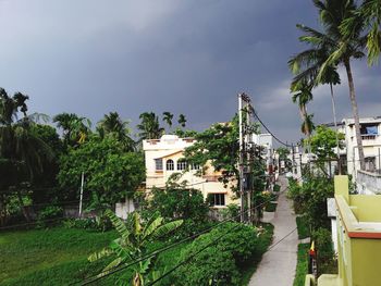 Built structure with trees in background