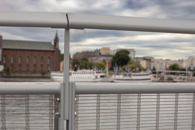 Close-up of fence