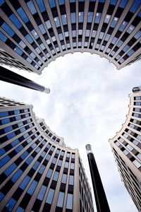 Low angle view of buildings against sky