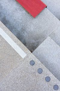 Close-up high angle view of paving stone