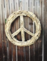 Close-up of wooden door