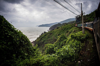 Taking the train in vietnam