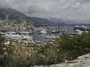 Monaco at the mediterranean sea