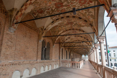 Low angle view of historic building