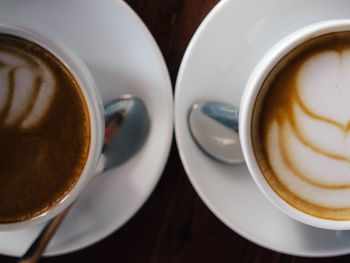 Close-up of coffee on table