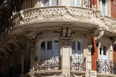 Low angle view of building in city