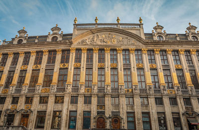 Low angle view of building against sky