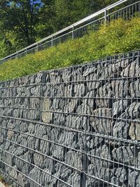 Footbridge on railing
