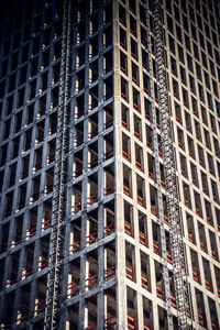 Low angle view of incomplete building