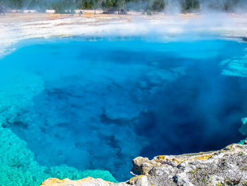 Hot spring at yellowstone national park