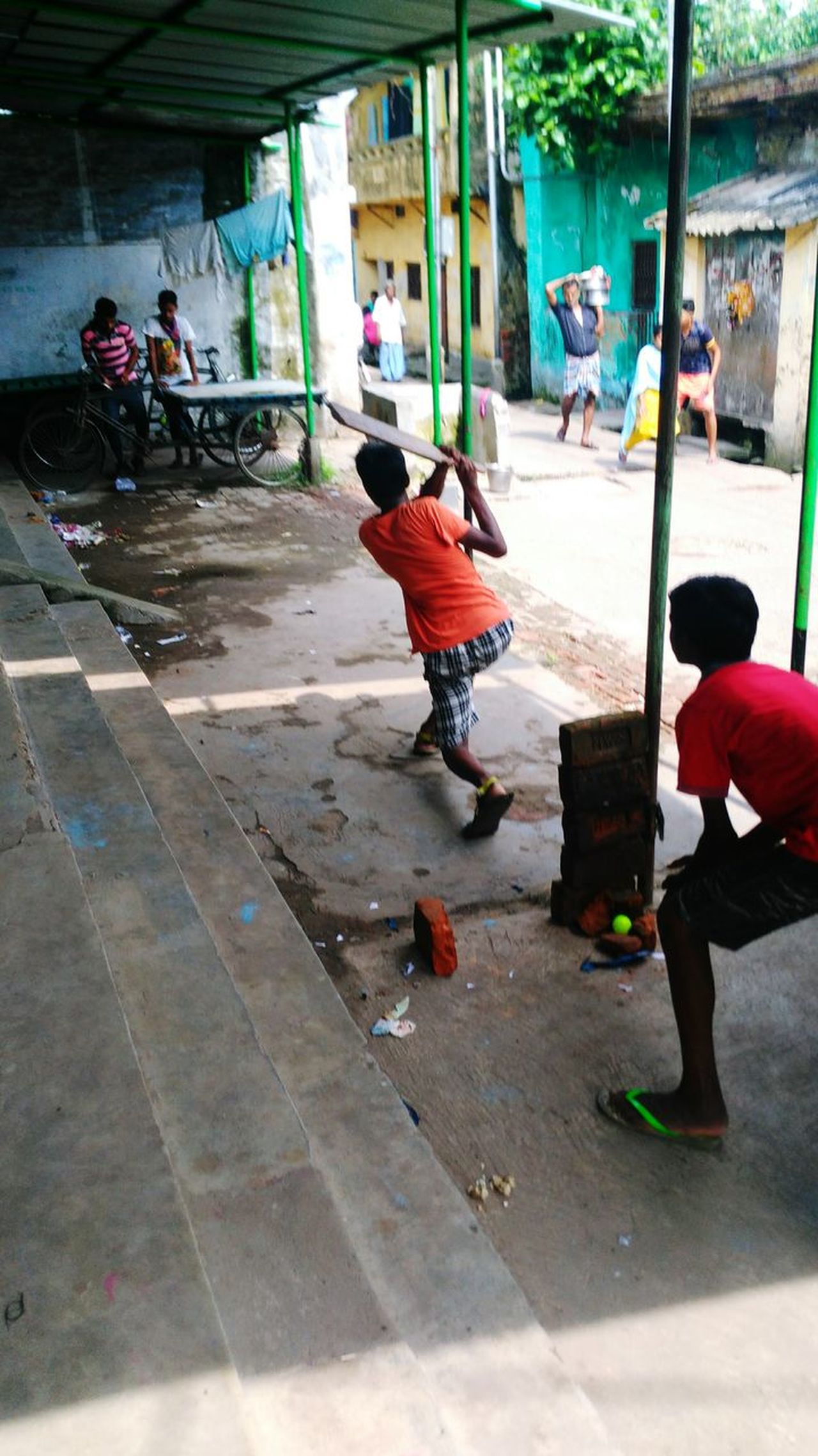 An under roof Cricket