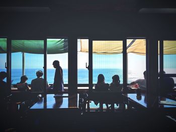 People sitting on chair