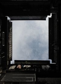 Low angle view of buildings against sky