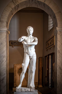 Statue of historic building