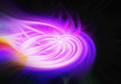 Light painting at night