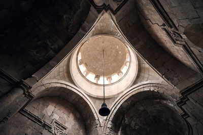 Low angle view of ceiling