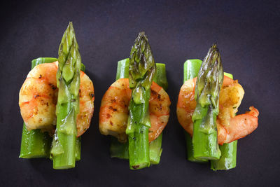 Close-up of vegetables in plate