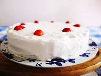 Close-up of cake on plate