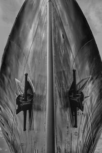 Ship against sky