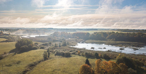 Scenic view of landscape against sky