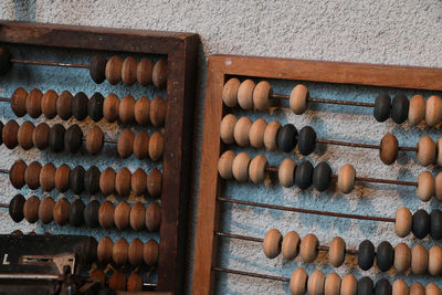 Close-up of abacus