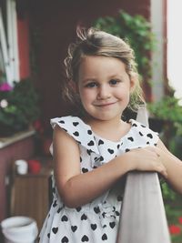 Portrait of a smiling girl