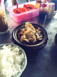 Close-up of food in bowl