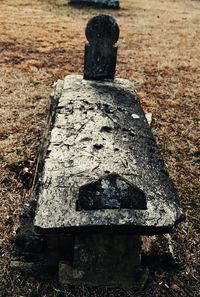 Close-up of stone wall