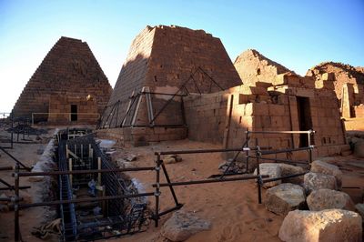 Miniature pyramids of sudan