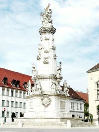 Low angle view of statue