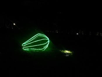 Light painting at night