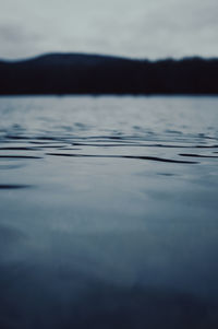 Reflection of clouds in water