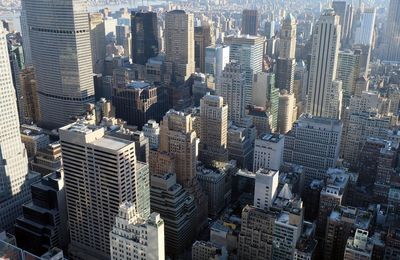 Aerial view of a city