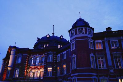 Low angle view of building against sky