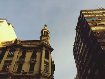 Low angle view of building against sky