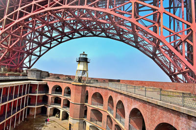 Low angle view of bridge