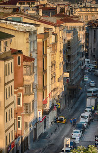 Istanbul, turkey, september 22nd, 2018, side street in the old town in the morning sun