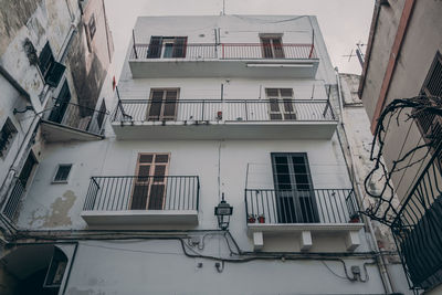 Low angle view of residential building